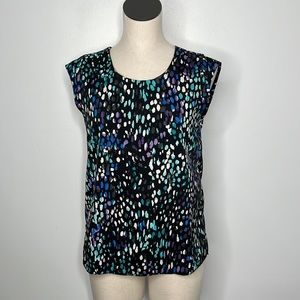 BANANA REPUBLIC SLEEVLESS MULTICOLOR OPEN BACK XS